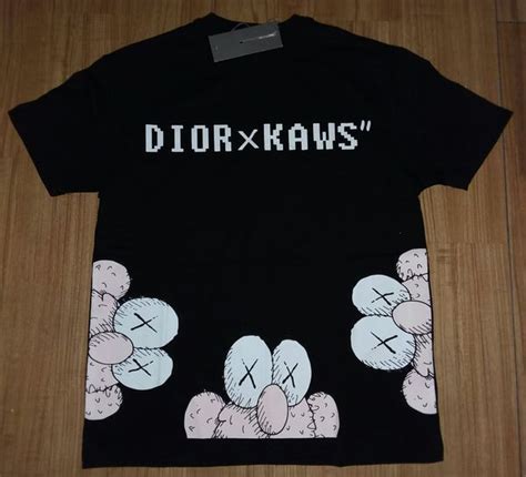 dior and kaws t shirt